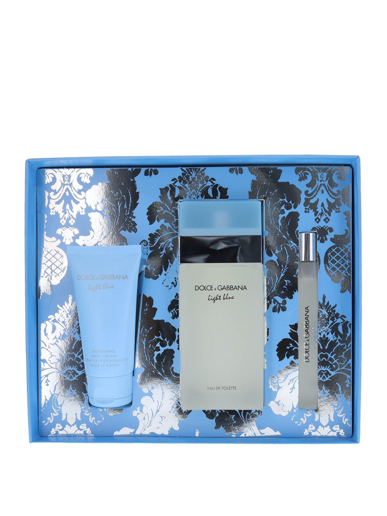 Dolce & Gabbana Light 3 Piece Gift Set: Eau De Toilette 100ml - Body 50ml - Eau De 10ml | very.co.uk