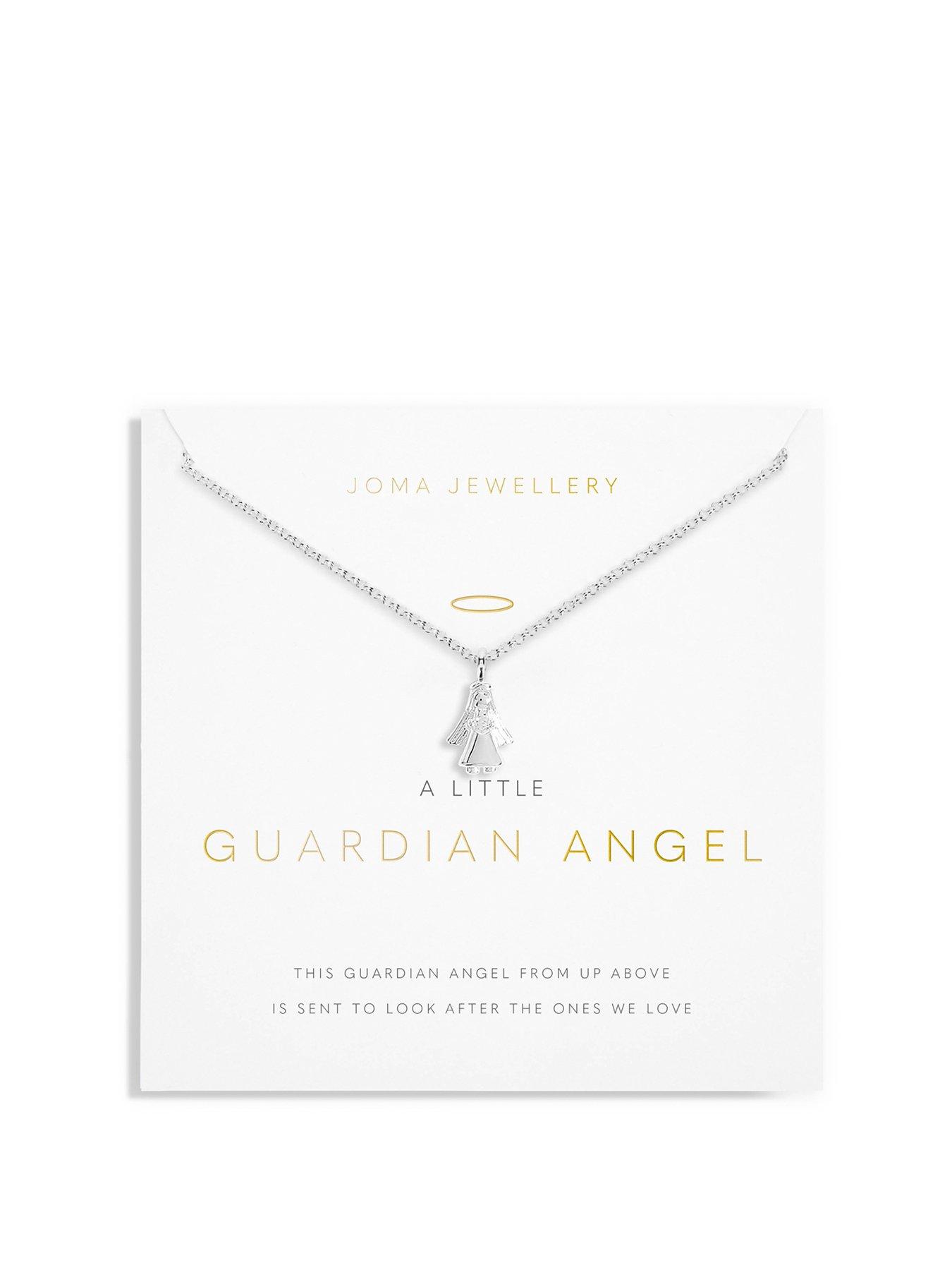 Product photograph of Joma Jewellery A Little Guardian Angel Necklace from very.co.uk