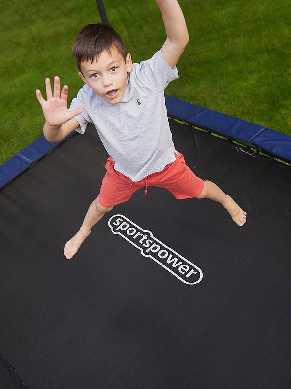 Image 3 of 6 of Sportspower 12 x&nbsp;8ft Bounce Pro Rectangular Trampoline with Safety Enclosure&nbsp;