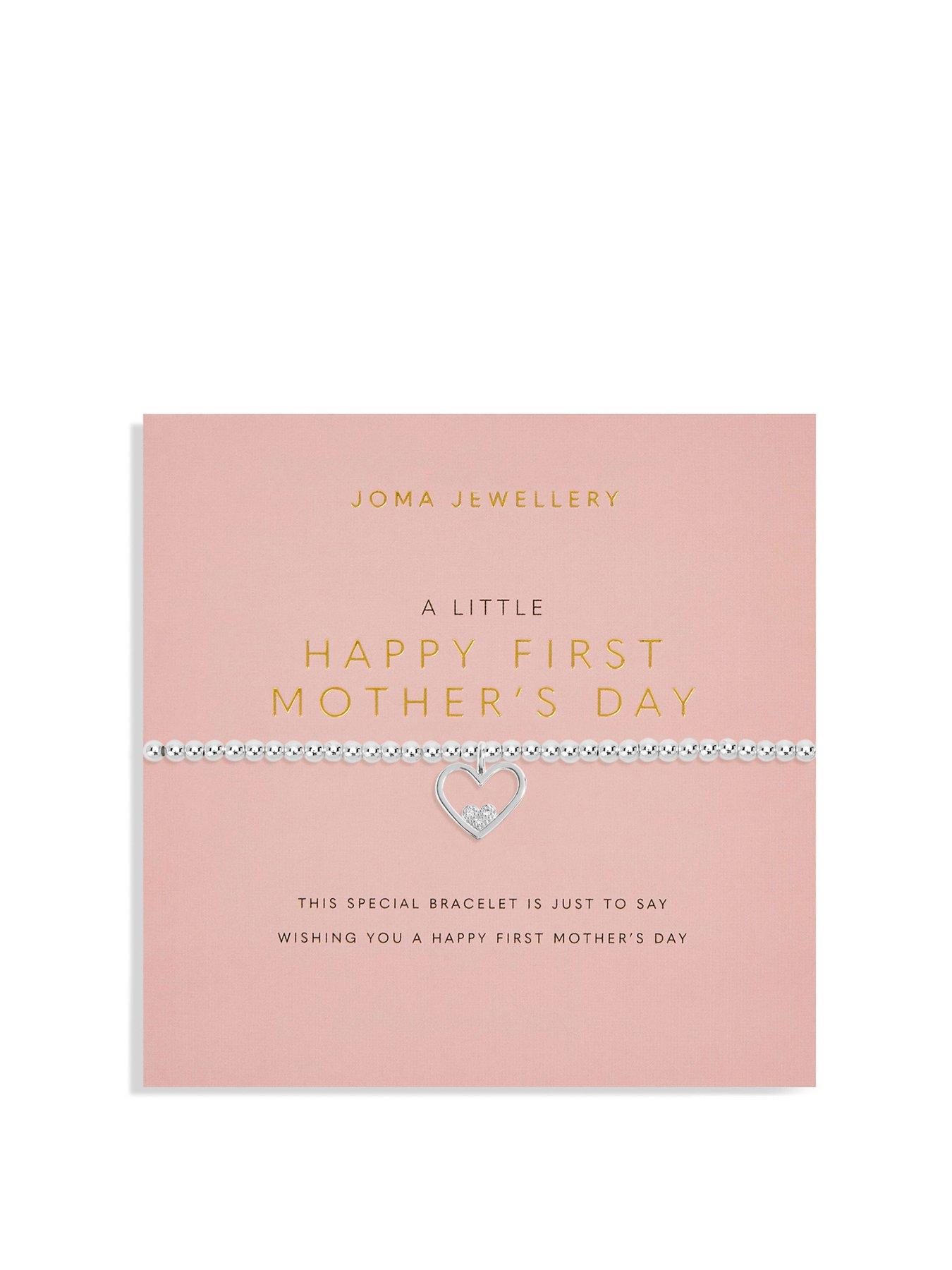 Product photograph of Joma Jewellery A Little Happy First Mother S Day Bracelet from very.co.uk