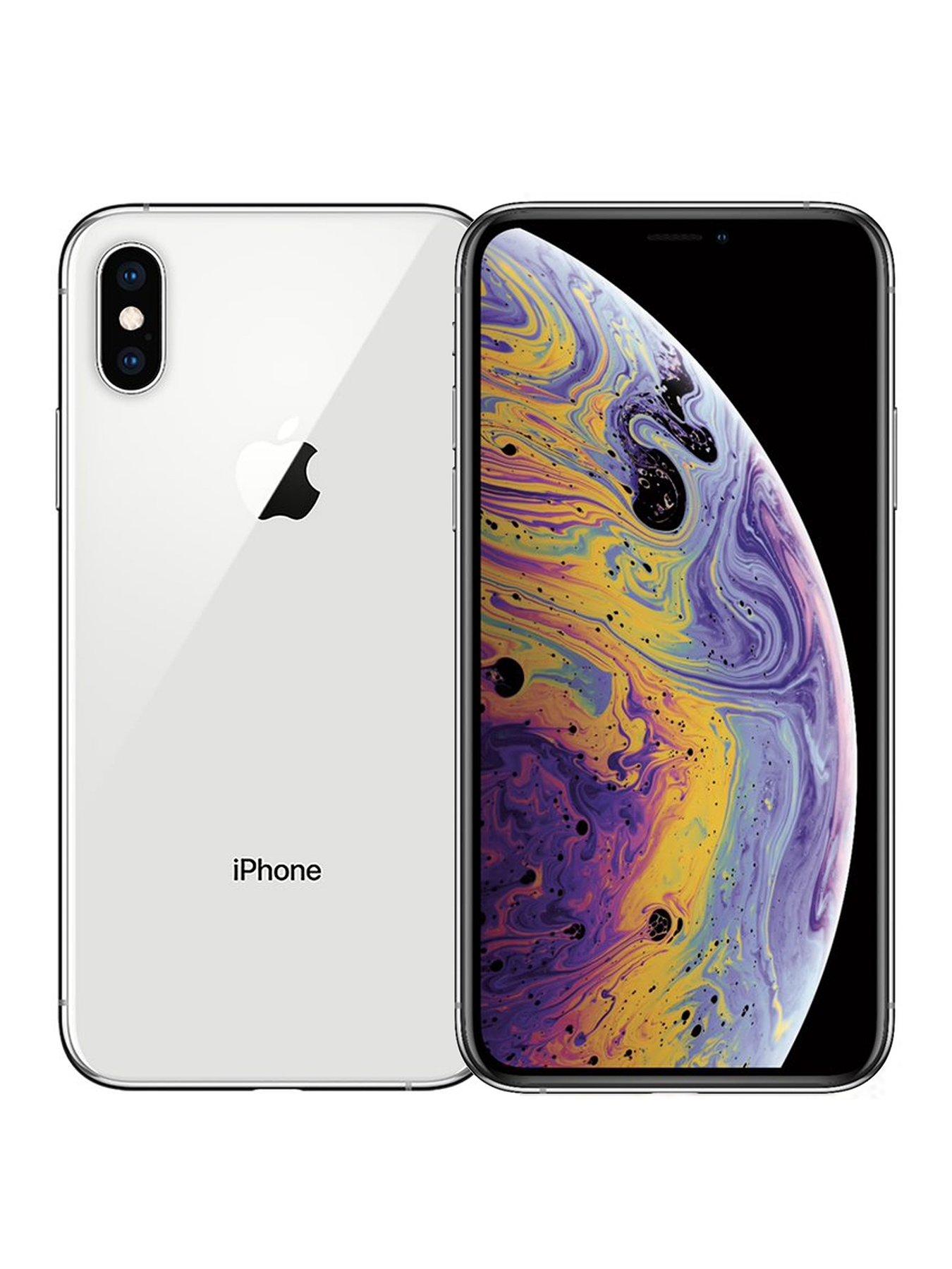 Premium Pre-Loved Grade A iPhone XS 64GB - Silver Ntn | Very.co.uk