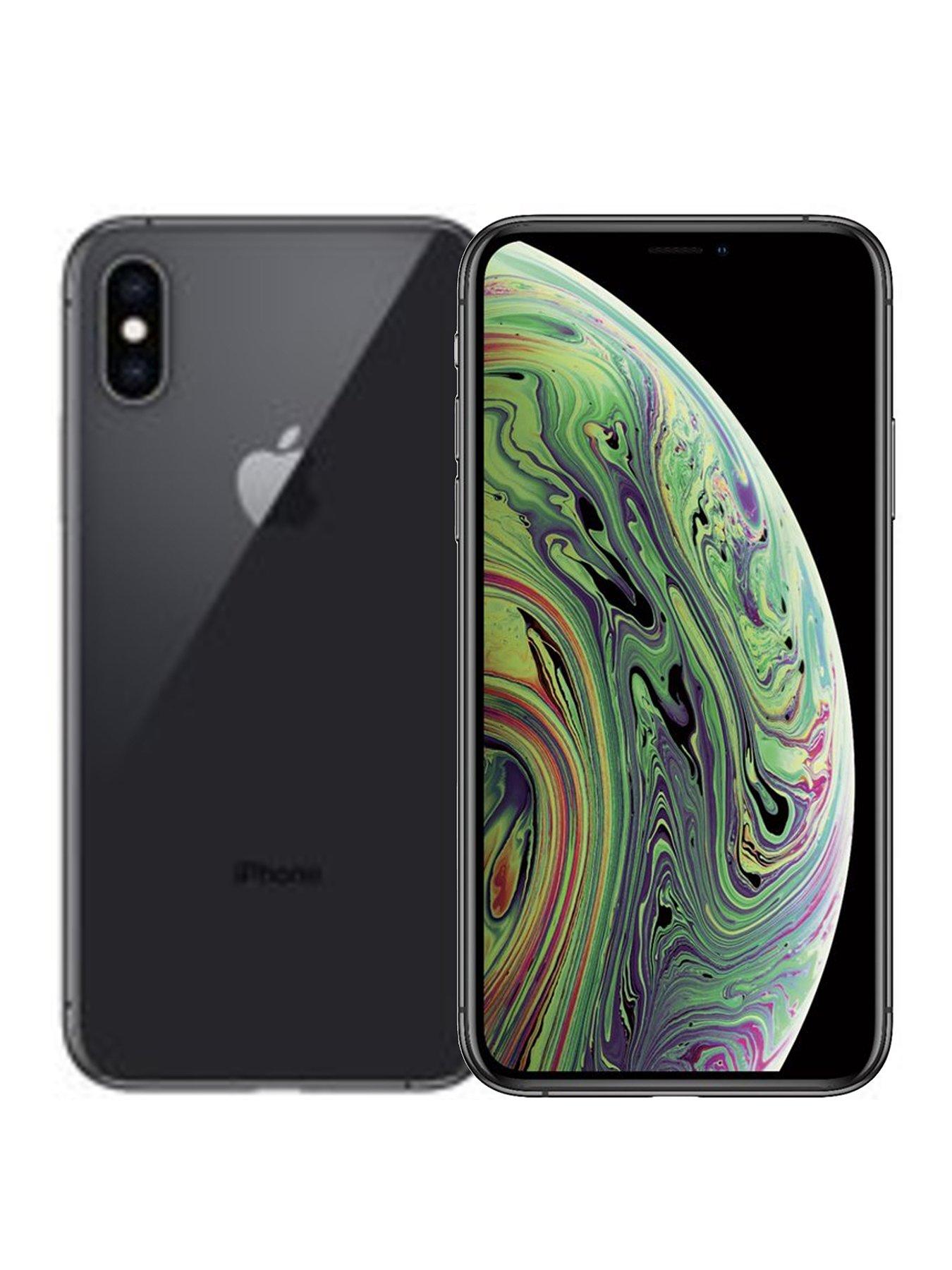 Premium Pre-Loved Grade A iPhone XS Max 64GB - Space Grey +Ntn | Very.co.uk