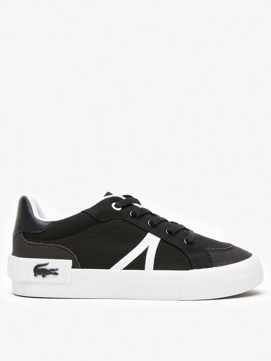 Lacoste L004 123 1 Trainers - Black | very.co.uk