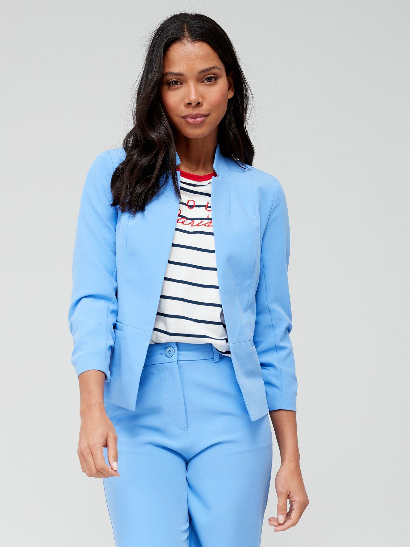 Blue shop blazer sale