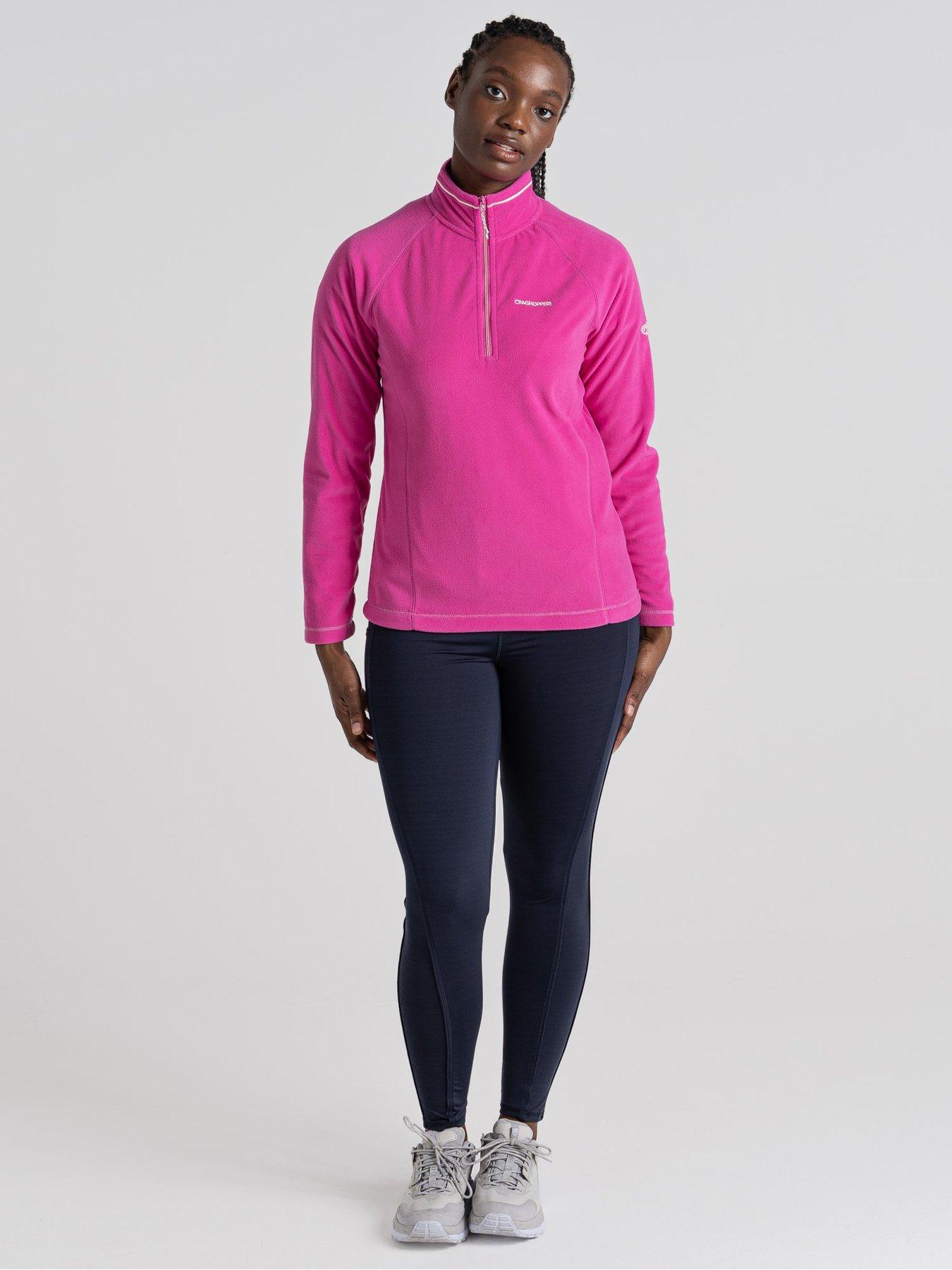 Craghoppers Miska Vi Half Zip Fleece Top - Bright Pink