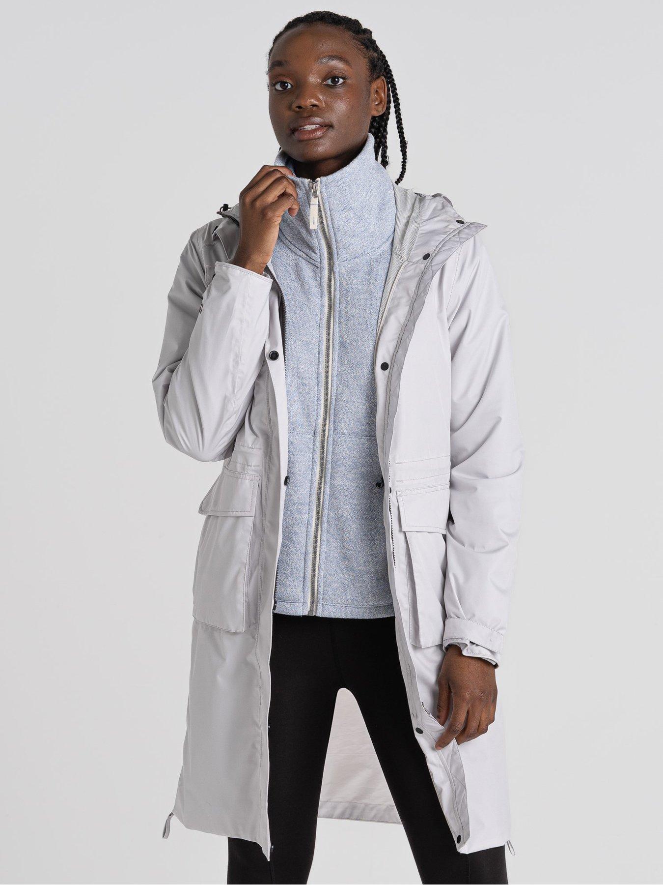 Light gray clearance parka