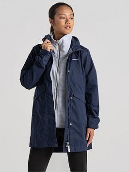 craghoppers larissa jacket - navy, navy, size 20, women
