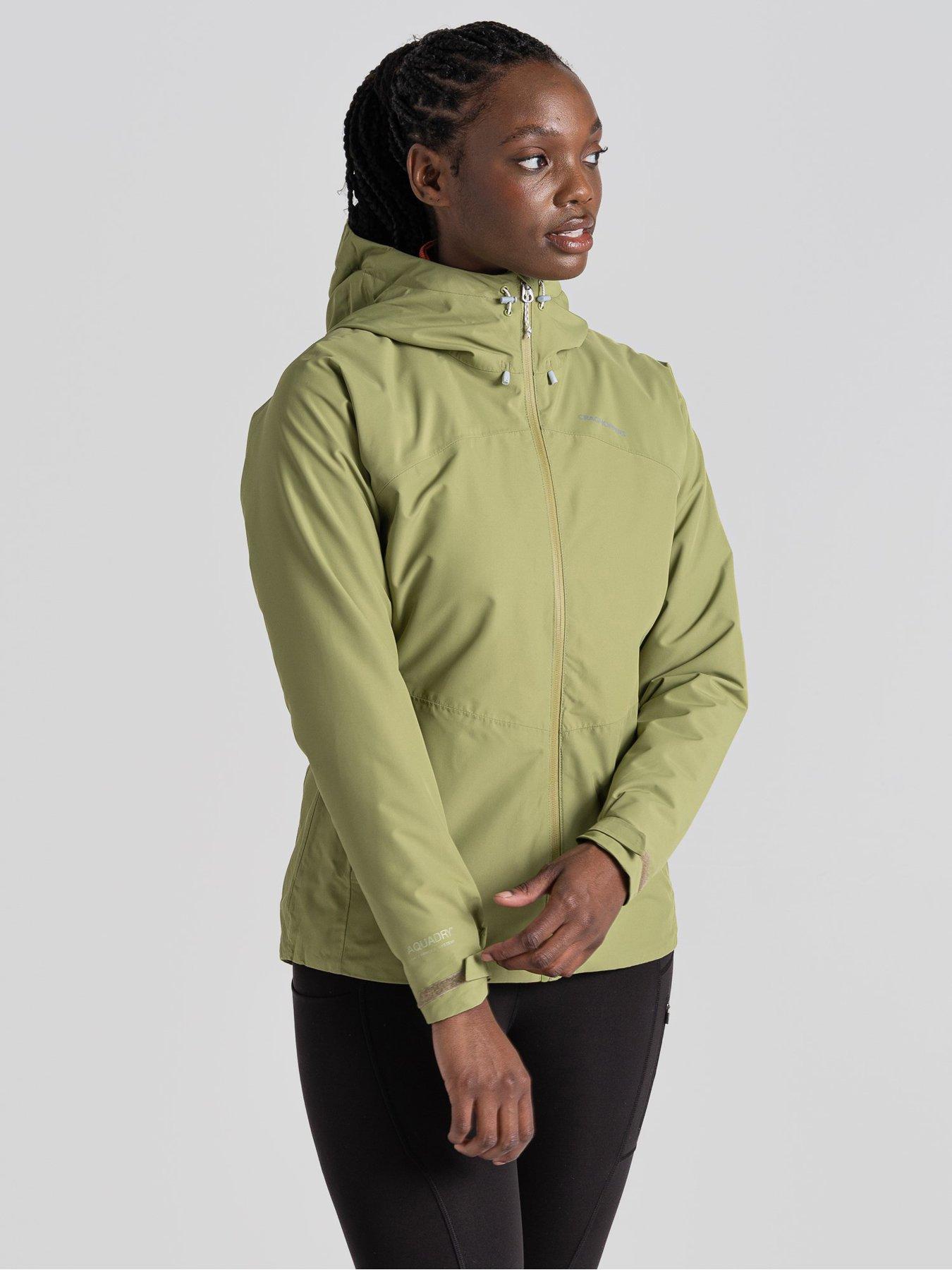 Olive green hot sale windbreaker womens