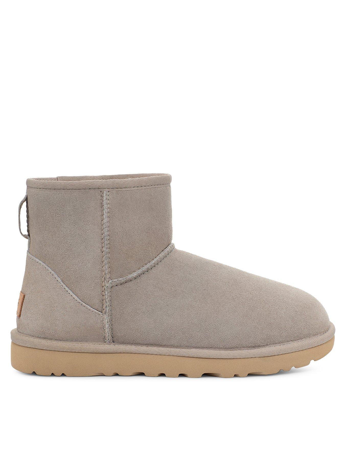 UGG Classic Mini Ii Ankle Boots - Campfire Grey | very.co.uk