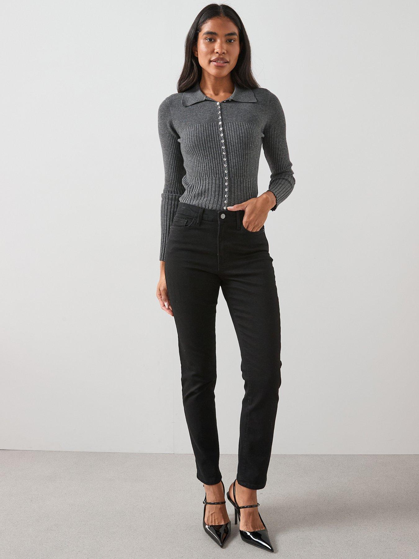 the-very-collection-authentic-straight-leg-jeans-with-stretch-black