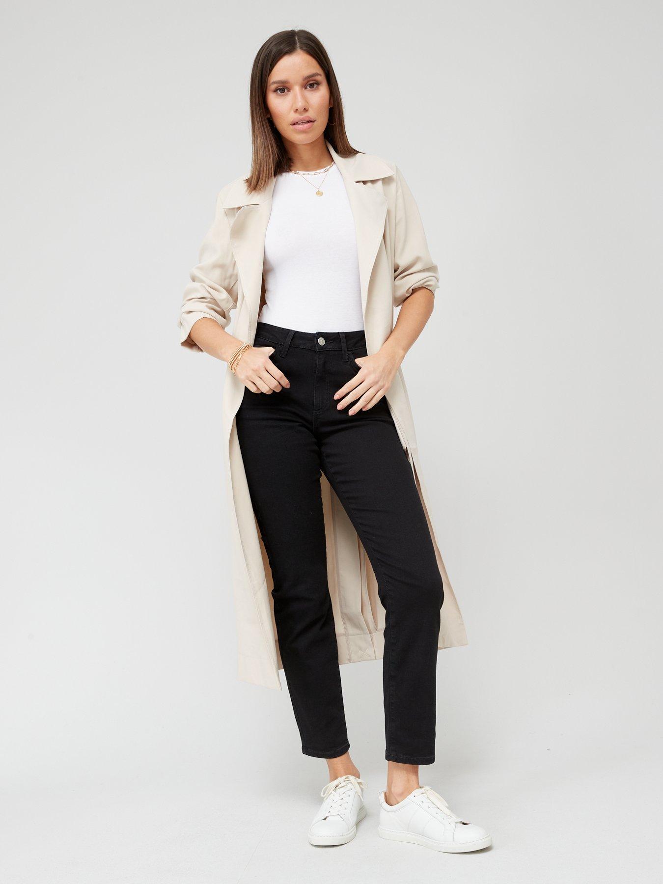 Image 3 of 6 of Everyday Authentic Straight Leg Jeans With Stretch - Black&nbsp;