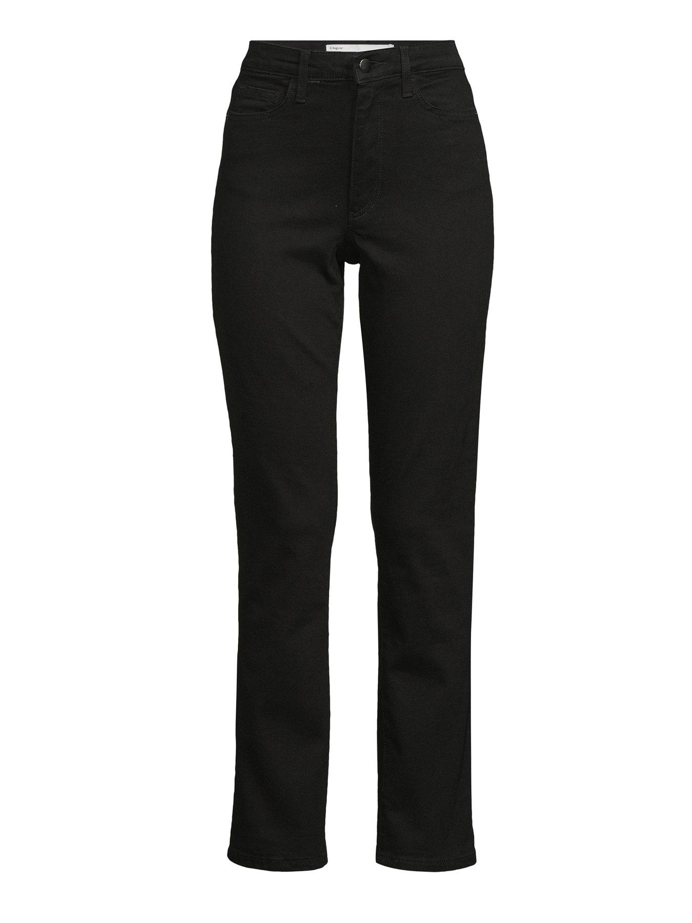 The Very Collection Authentic Straight Leg Jeans With Stretch Black — free download