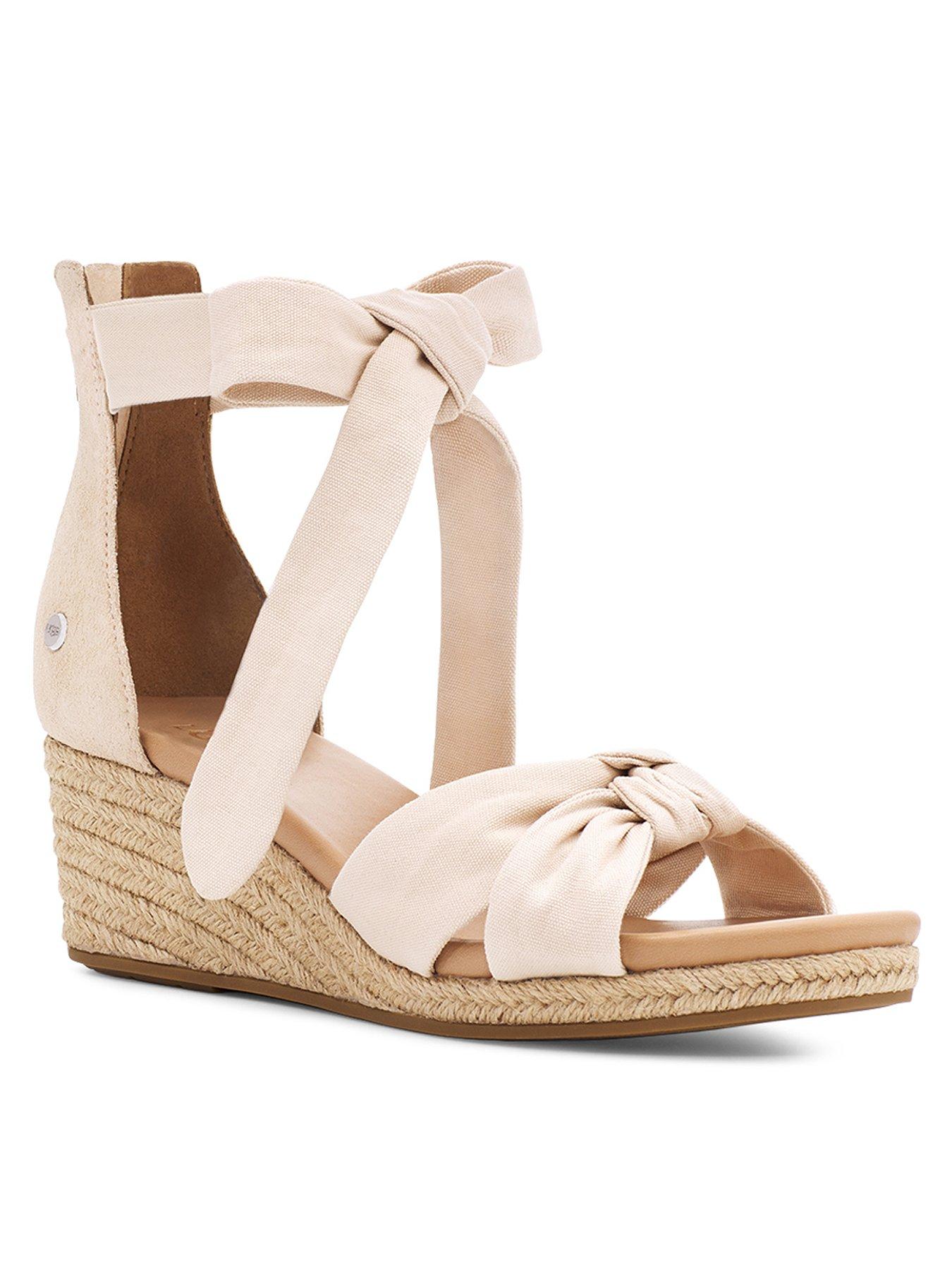 Ugg sandals with on sale bow