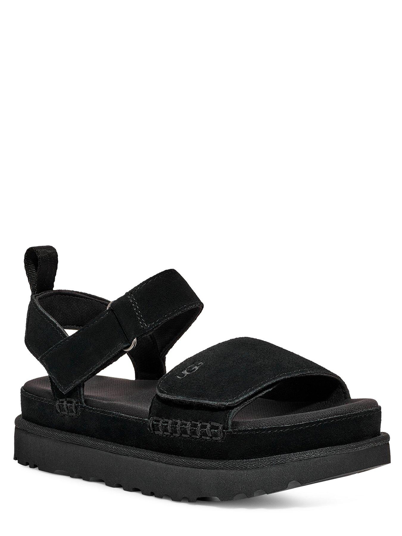 UGG Goldenstar Wedge Sandals Black very