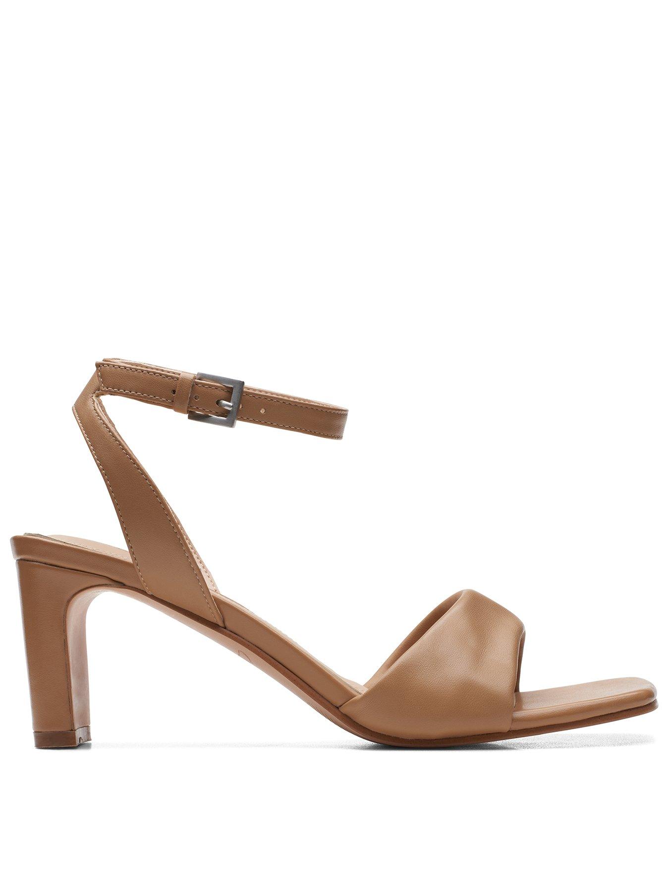 Camel heeled online sandals