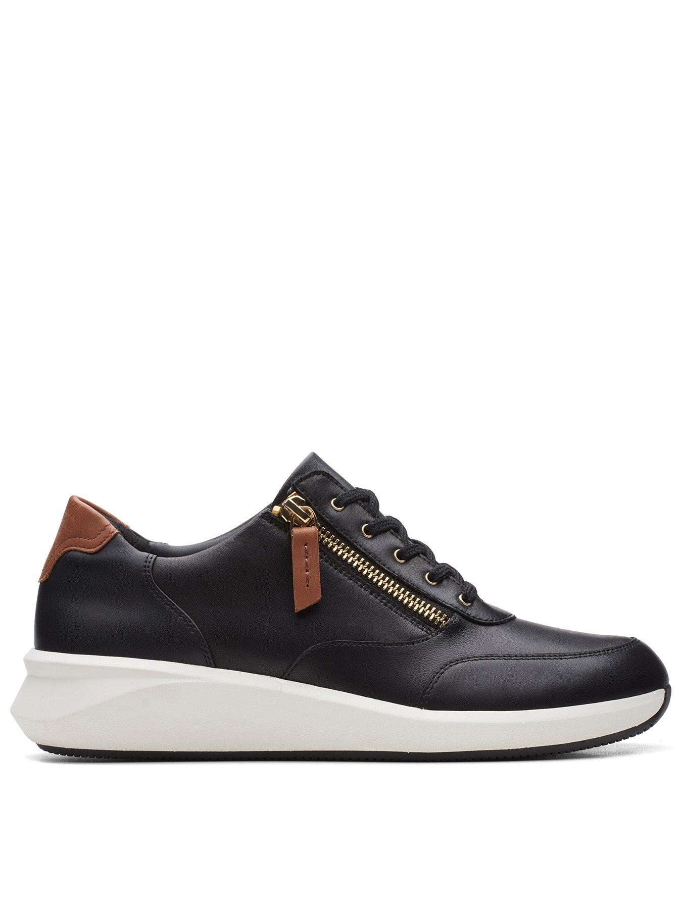 Clarks wedge clearance trainers