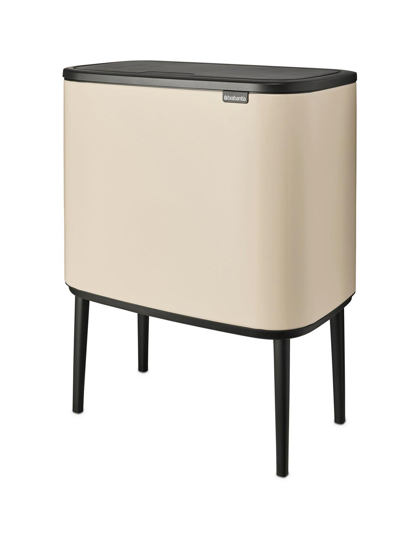 Product photograph of Brabantia Bo 11 11 11-litre Touch Bin Ndash Beige from very.co.uk