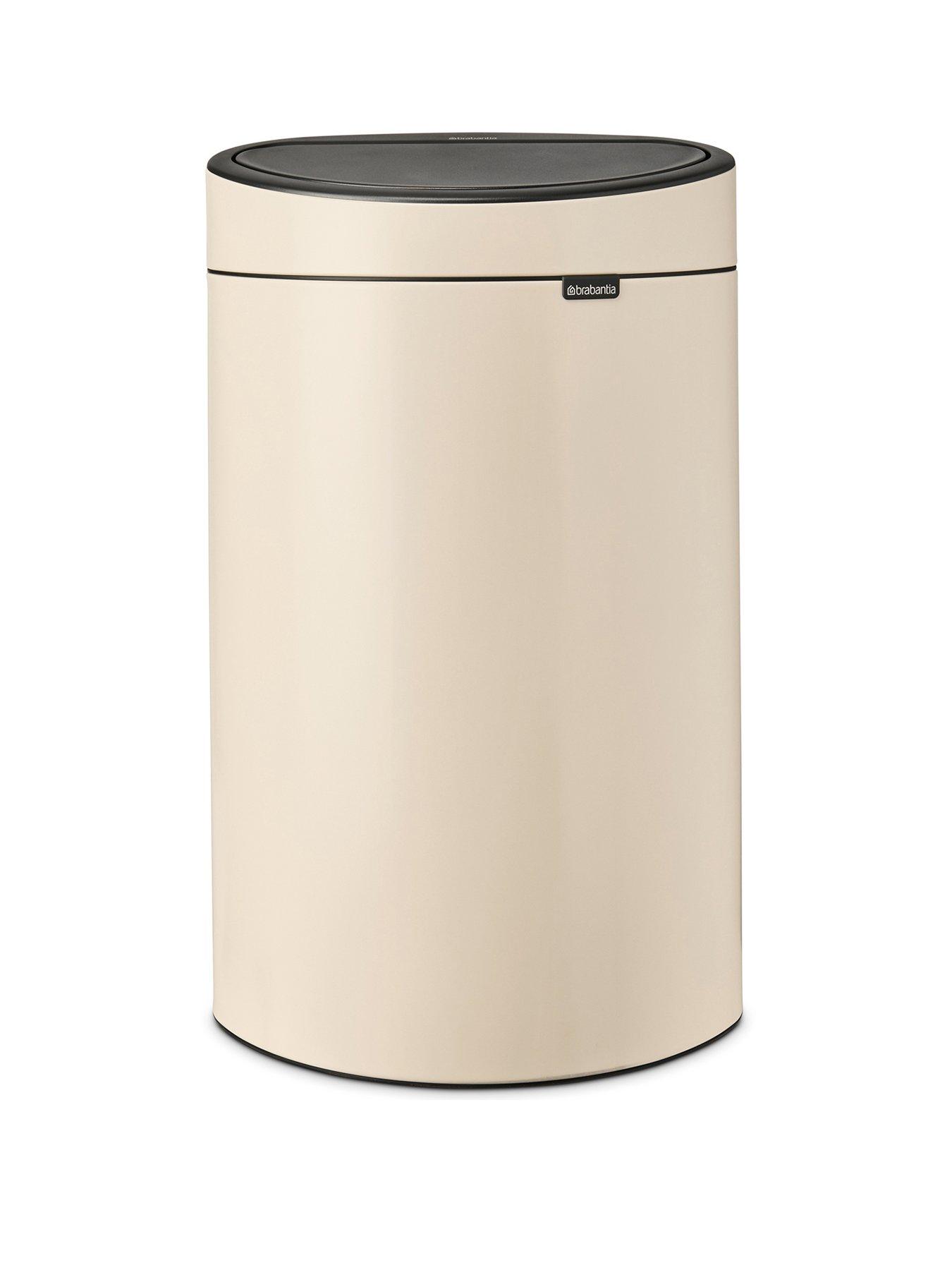 Product photograph of Brabantia 40-litre Touch Bin New In Beige from very.co.uk