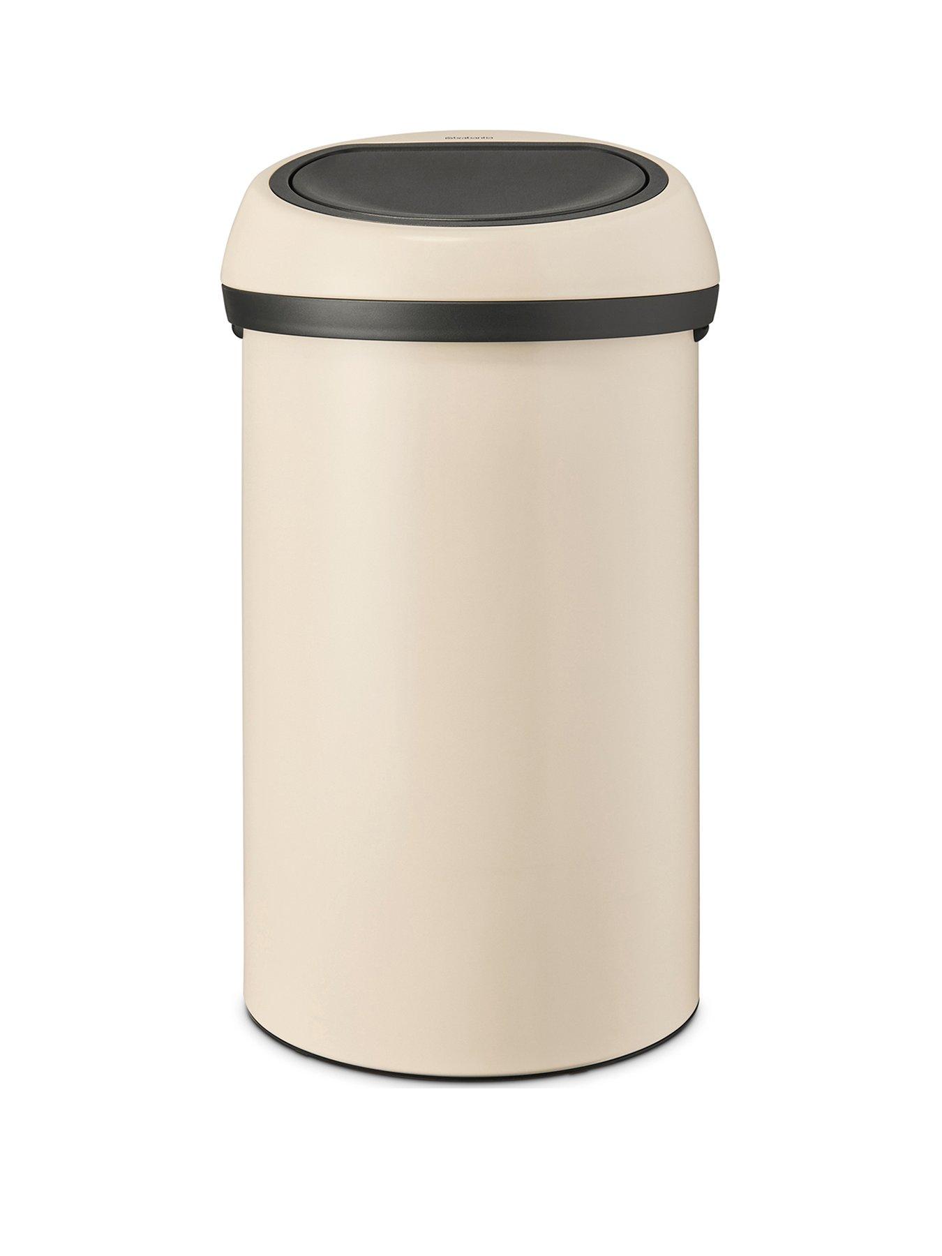 Product photograph of Brabantia 60-litre Xxl Touch Bin In Beige from very.co.uk