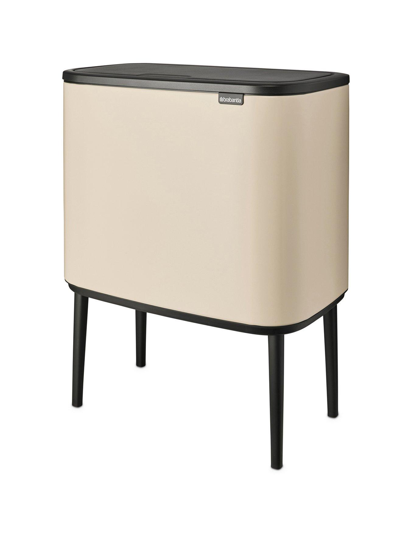 Product photograph of Brabantia Bo 23 11-litre Touch Bin Ndash Beige from very.co.uk