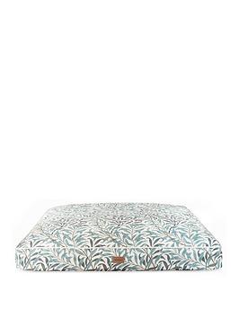 Product photograph of Morris Co Morris Amp Co - Willow Bough Print Pet Mattress Medium from very.co.uk