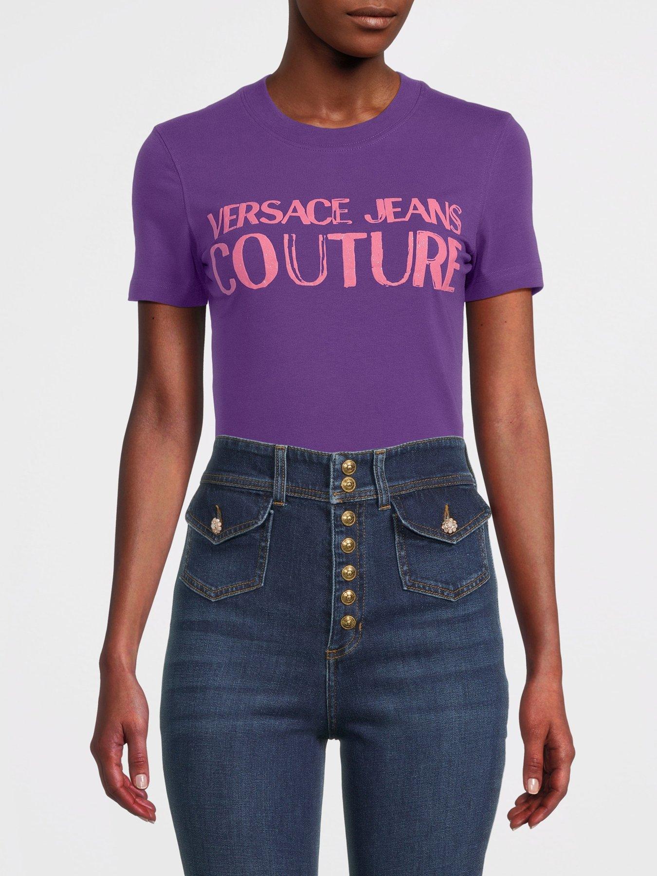 Qqq. VERSACE JEANS COUTURE, Women's Fashion, Tops, Shirts on Carousell