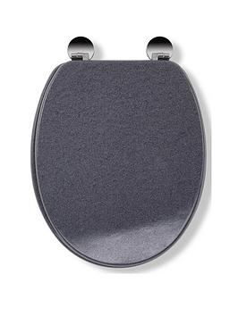 Product photograph of Croydex Dove Flexi-fix Toilet Seat from very.co.uk