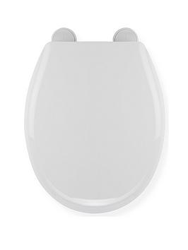 Product photograph of Croydex Huron Sit Tight Toilet Seat from very.co.uk
