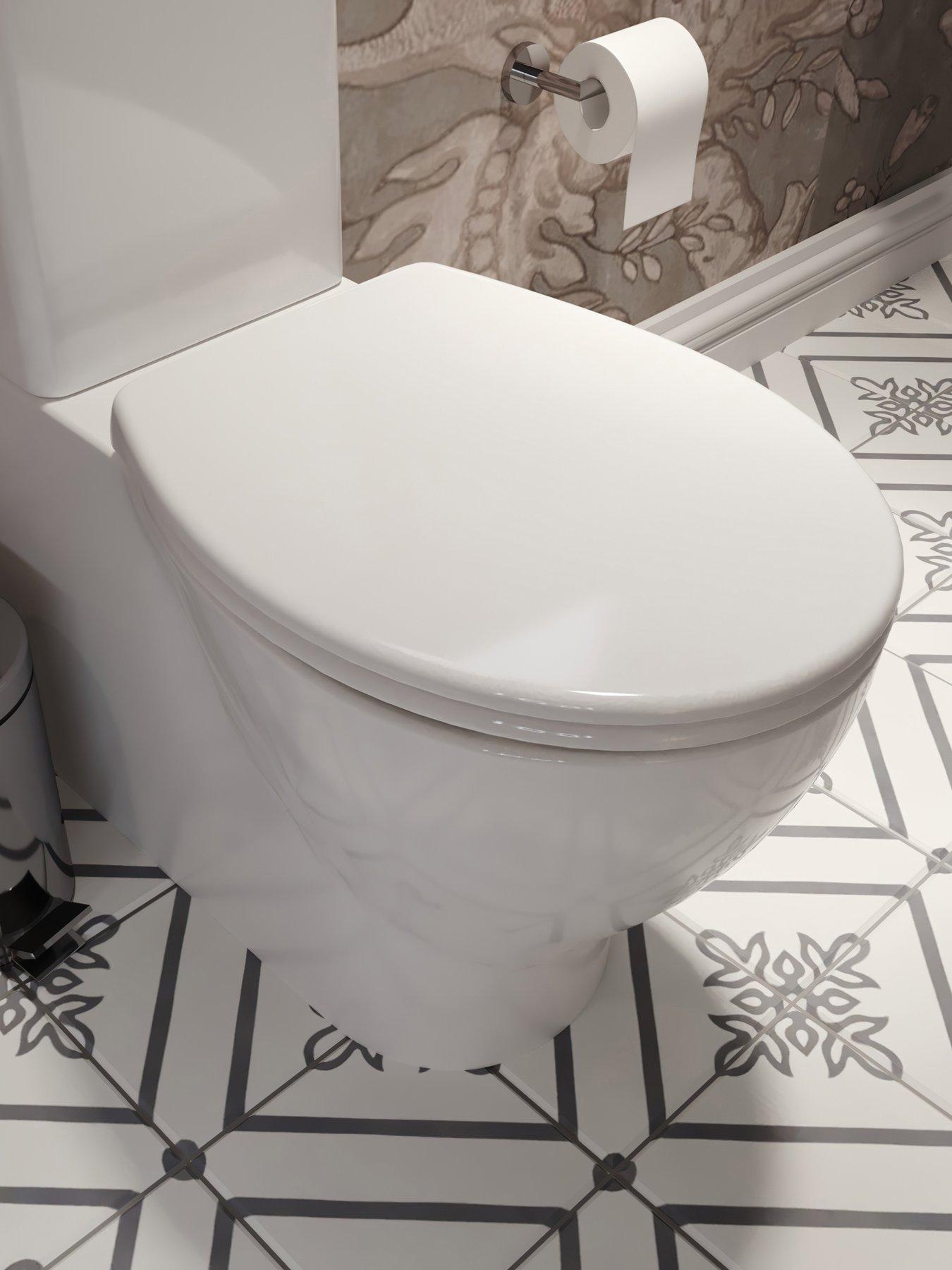 Image 1 of 6 of Croydex Lomond Stick 'n' Lock Family Toilet Seat