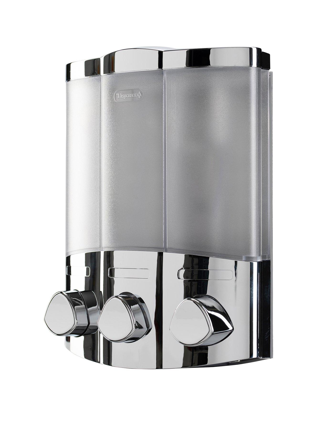 Croydex Euro Dispenser Trio in Chrome very.co.uk