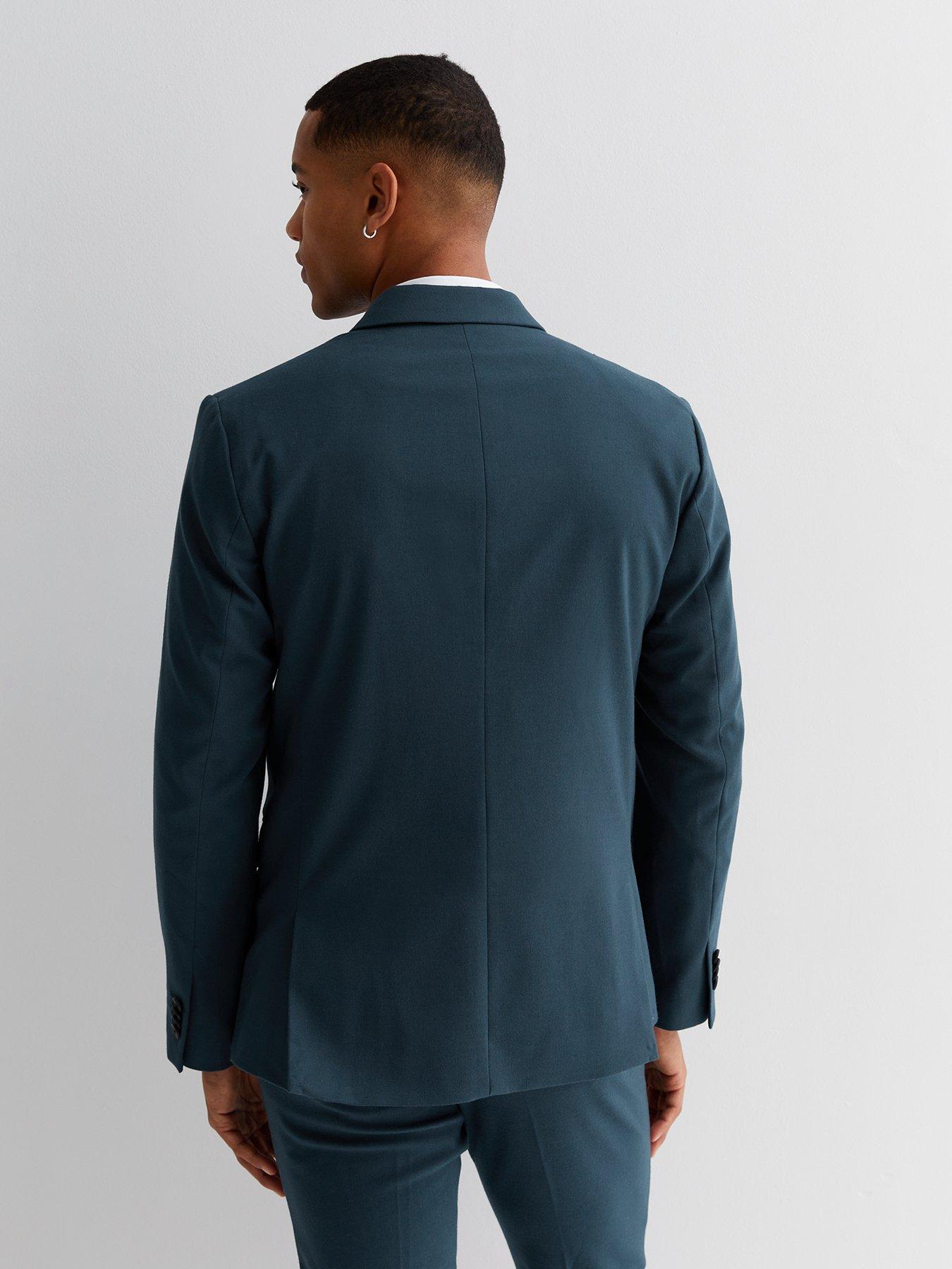 Blue marl super 110 wool suit