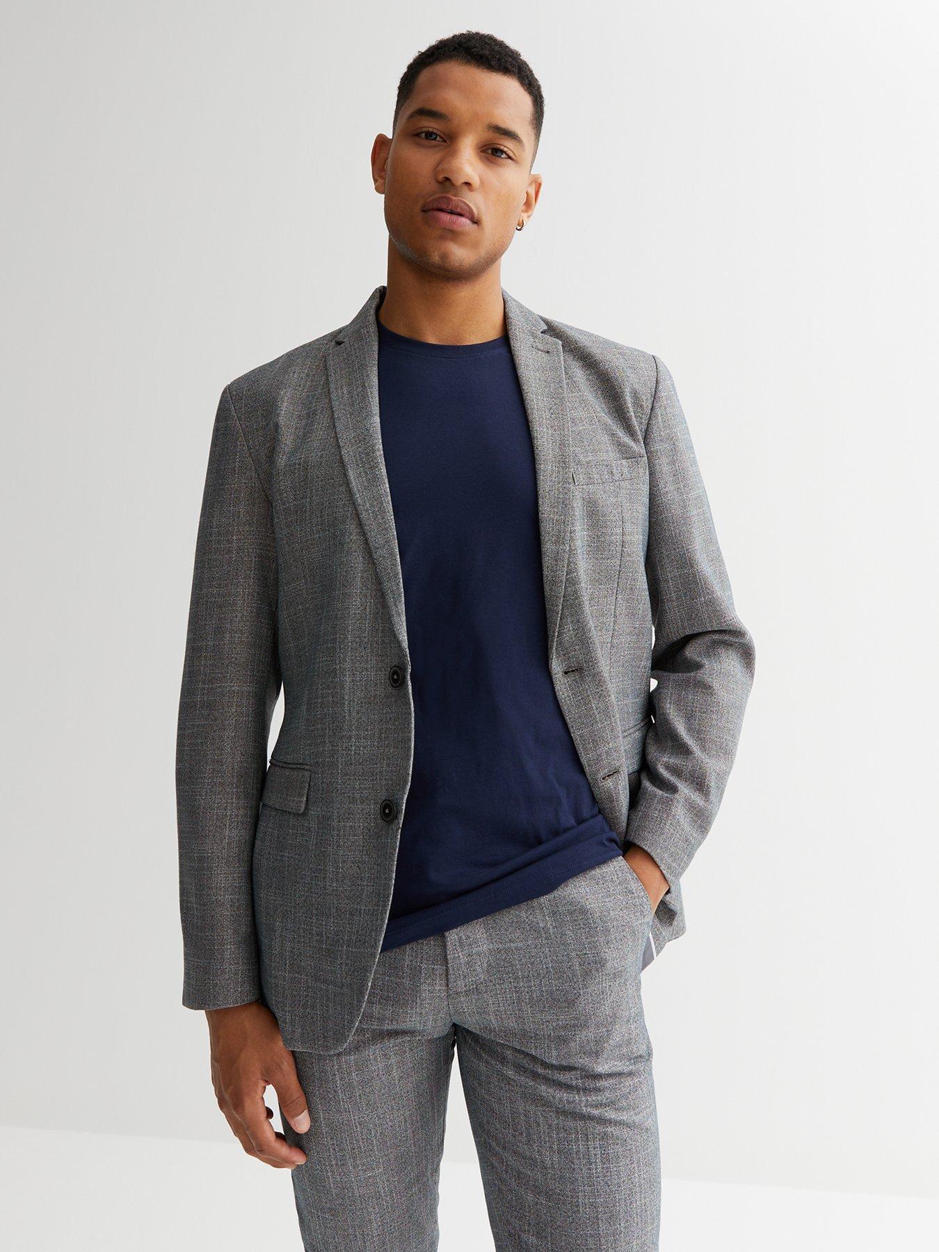 Charcoal grey suit clearance jacket