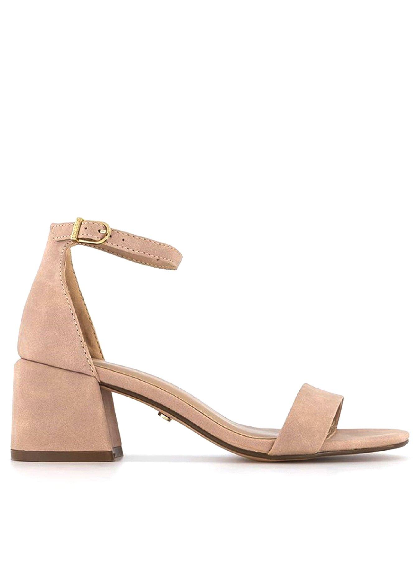 My Way Low Block Heel Sandals - Nude