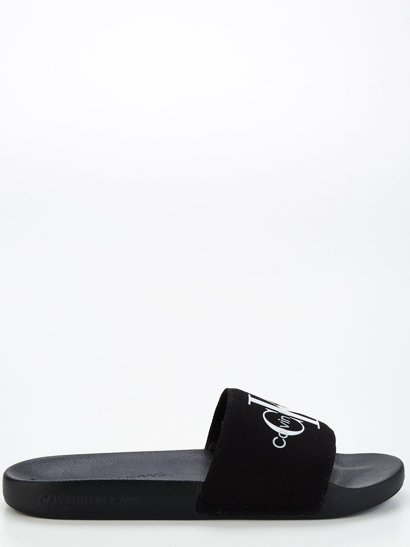 Calvin Klein Jeans Monogram Slide - Black 
