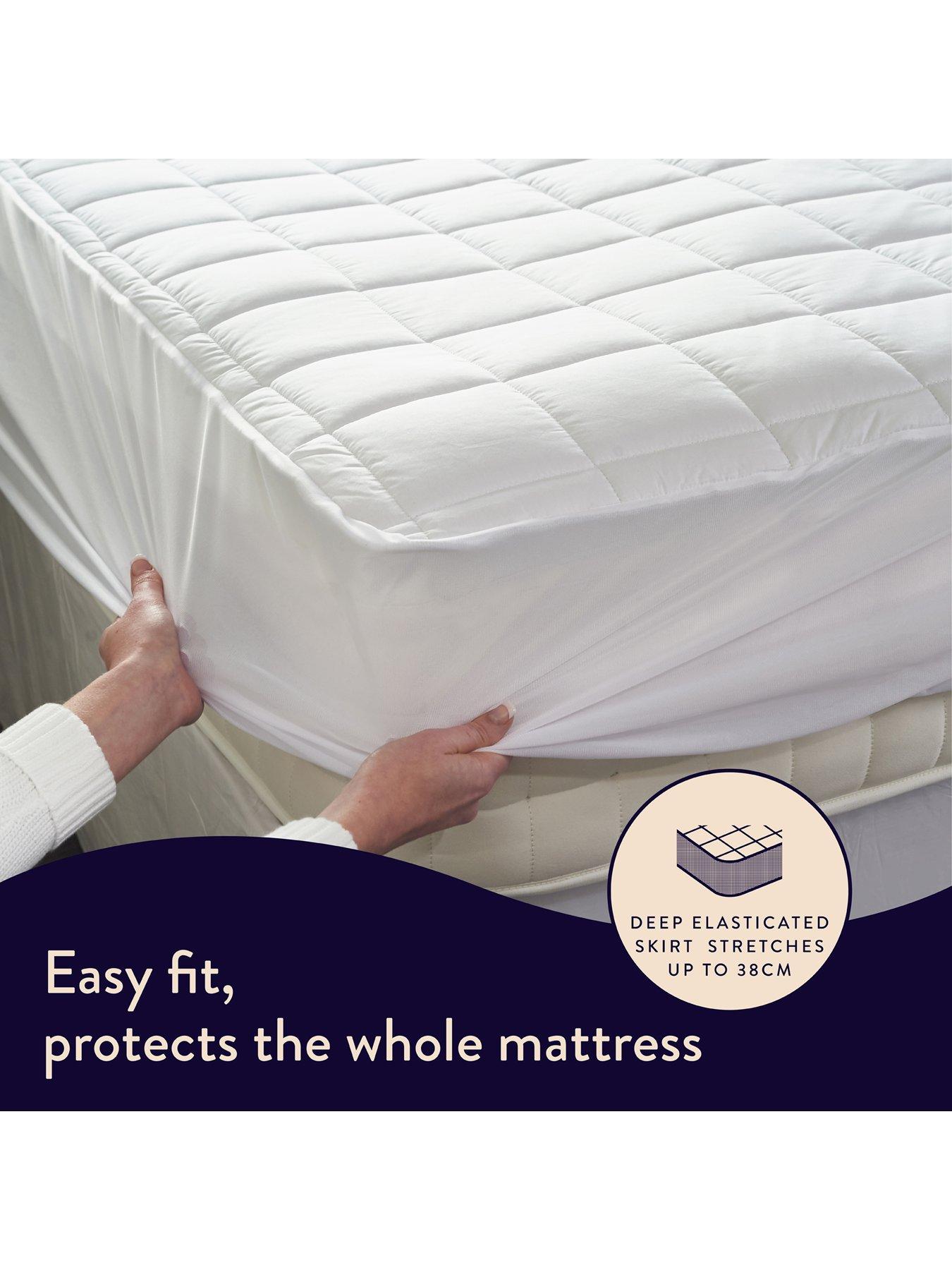 Dreamland Snowed In Cotton Electric Mattress Protector Very.co.uk