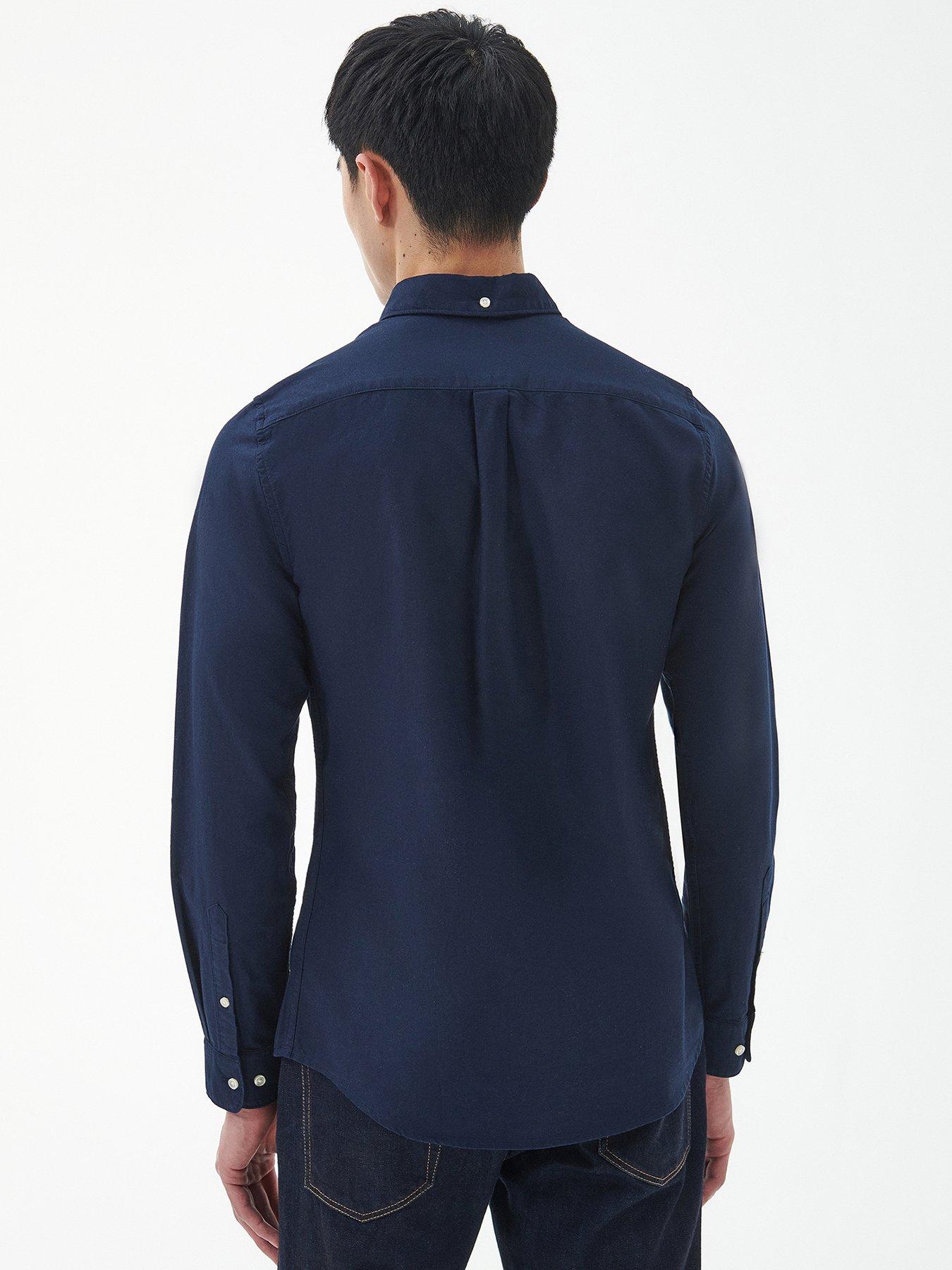 Barbour Oxford Tailored Fit Shirt Navy Very