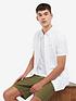  image of barbour-short-sleeve-oxford-tailored-fit-shirt-white