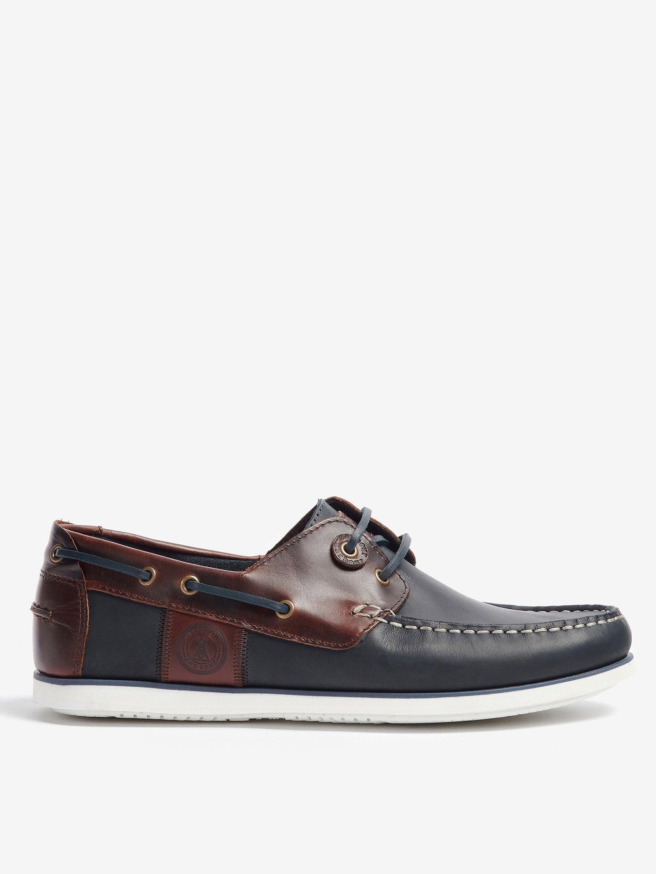 Wake Leather Boat Shoes Dark Blue