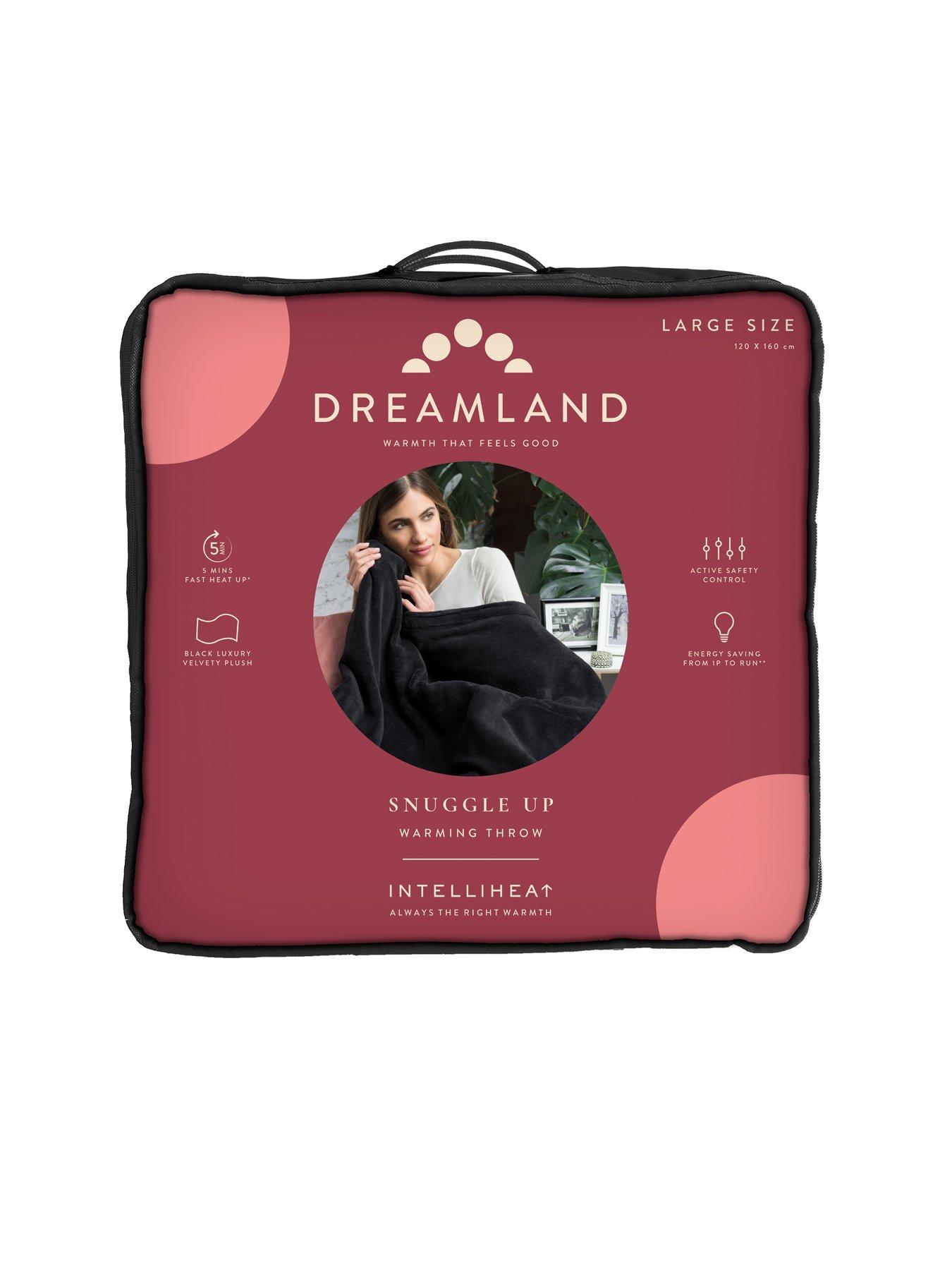 Image 7 of 8 of Dreamland Snuggle Up Large Electric Warming Throw - Black