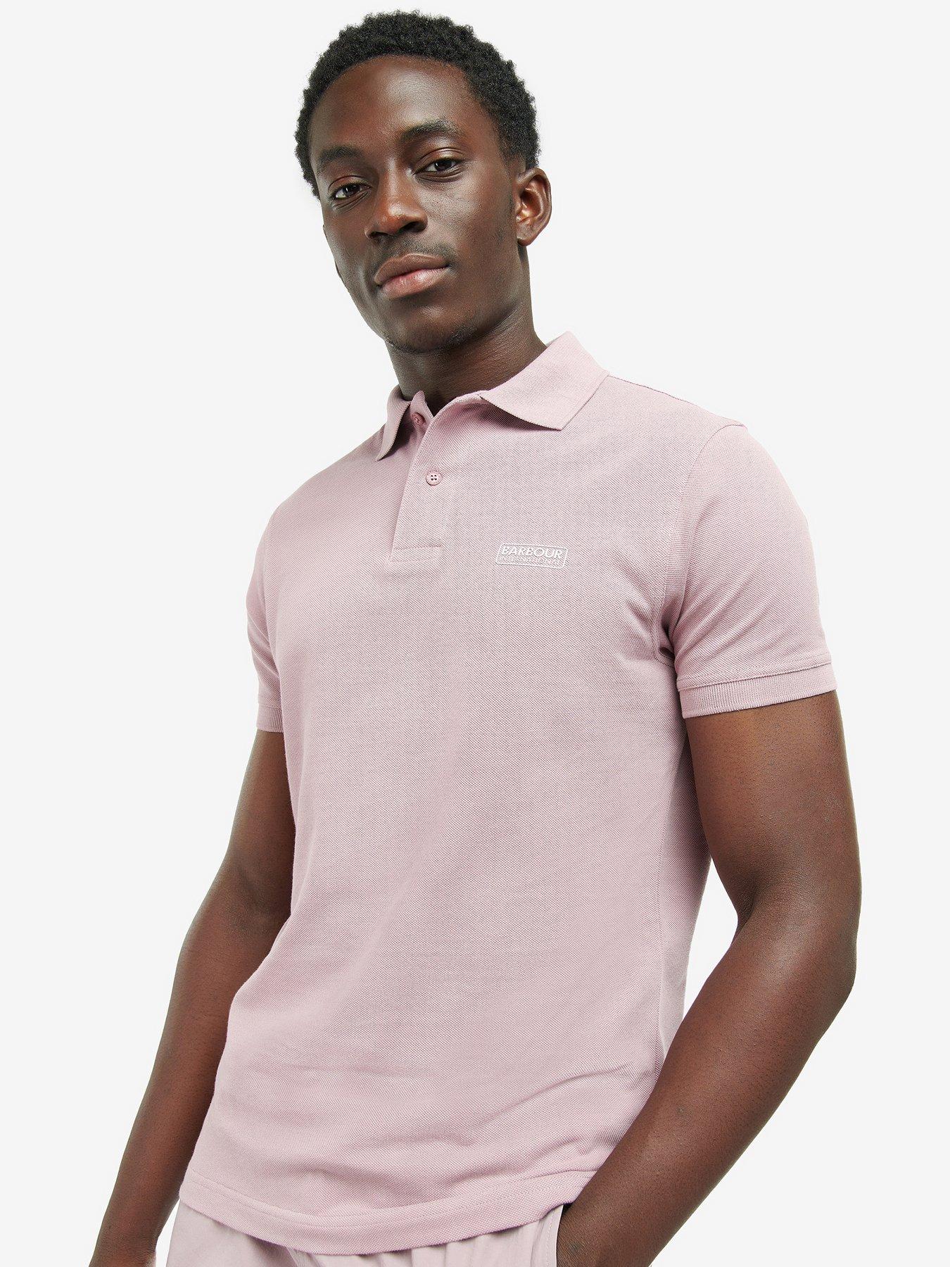 Barbour International Essential Polo Shirt - Purple | very.co.uk