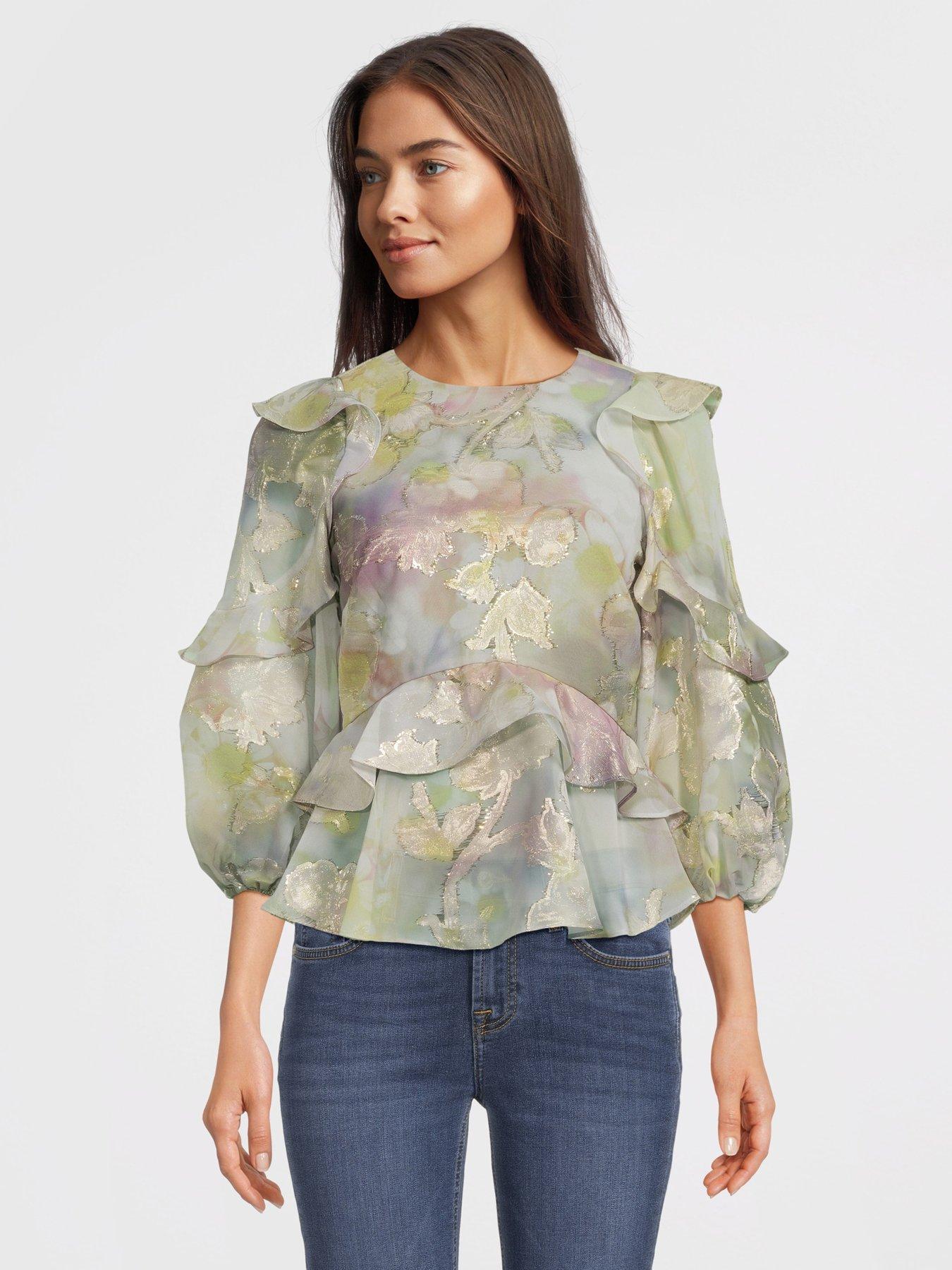 Ted baker cheap ruffle top