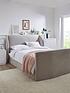  image of malaga-manual-tv-bed-with-side-lift-storage-and-mattress-options-buy-amp-save