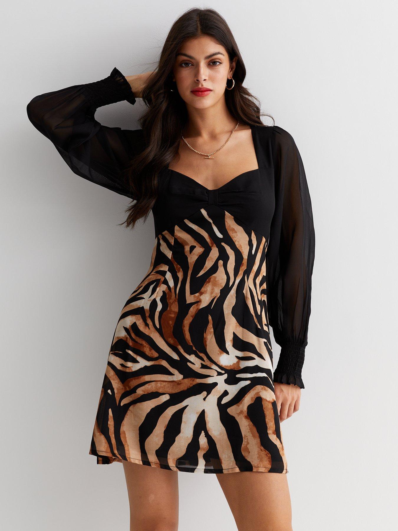 New look cheap tiger dress