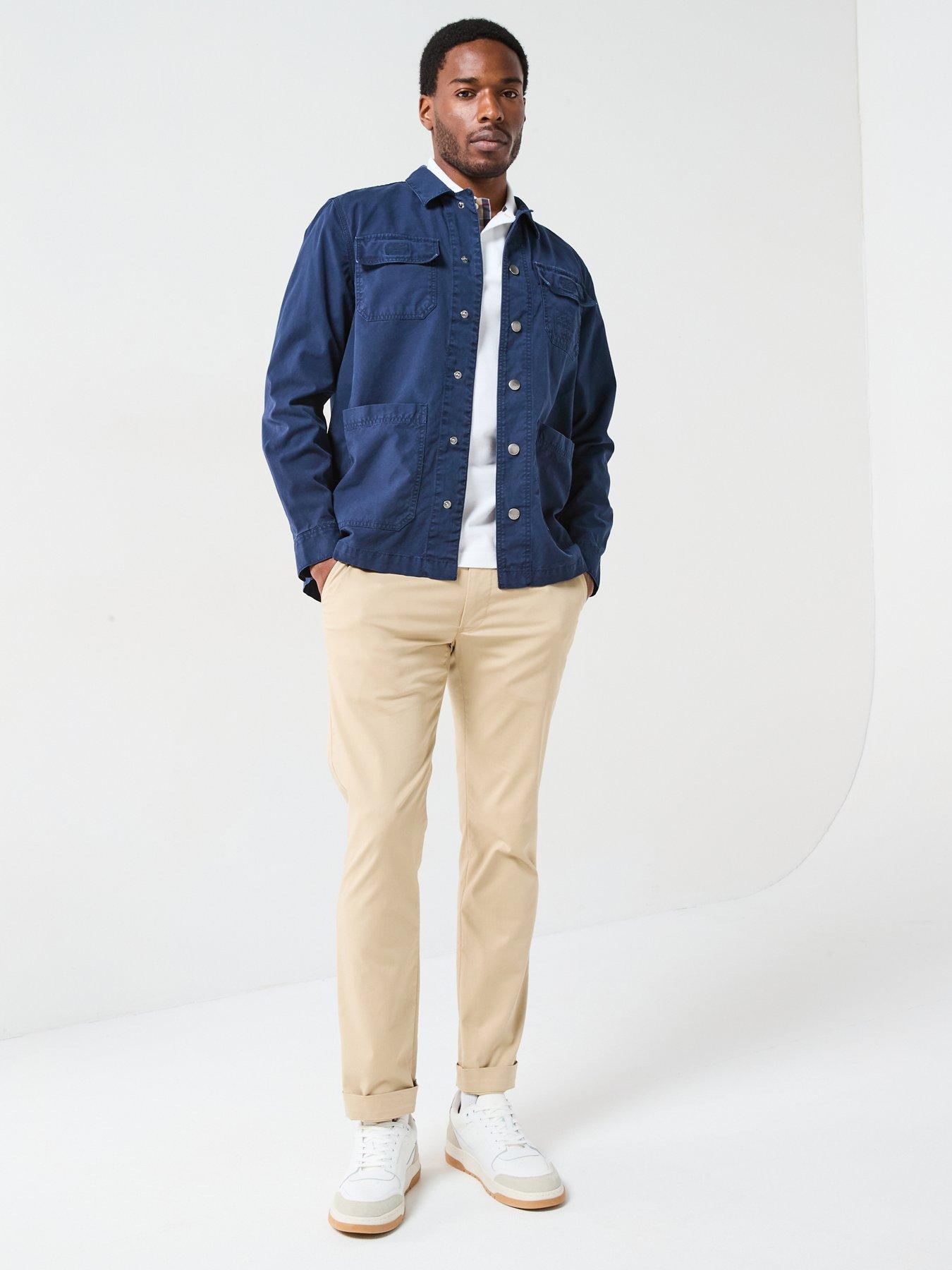 Image 3 of 6 of Barbour Tartan Pique Polo Shirt - White