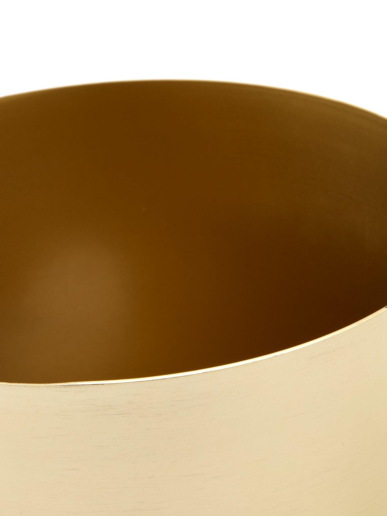 Image 3 of 4 of Michelle Keegan Home Gold Metal Planter