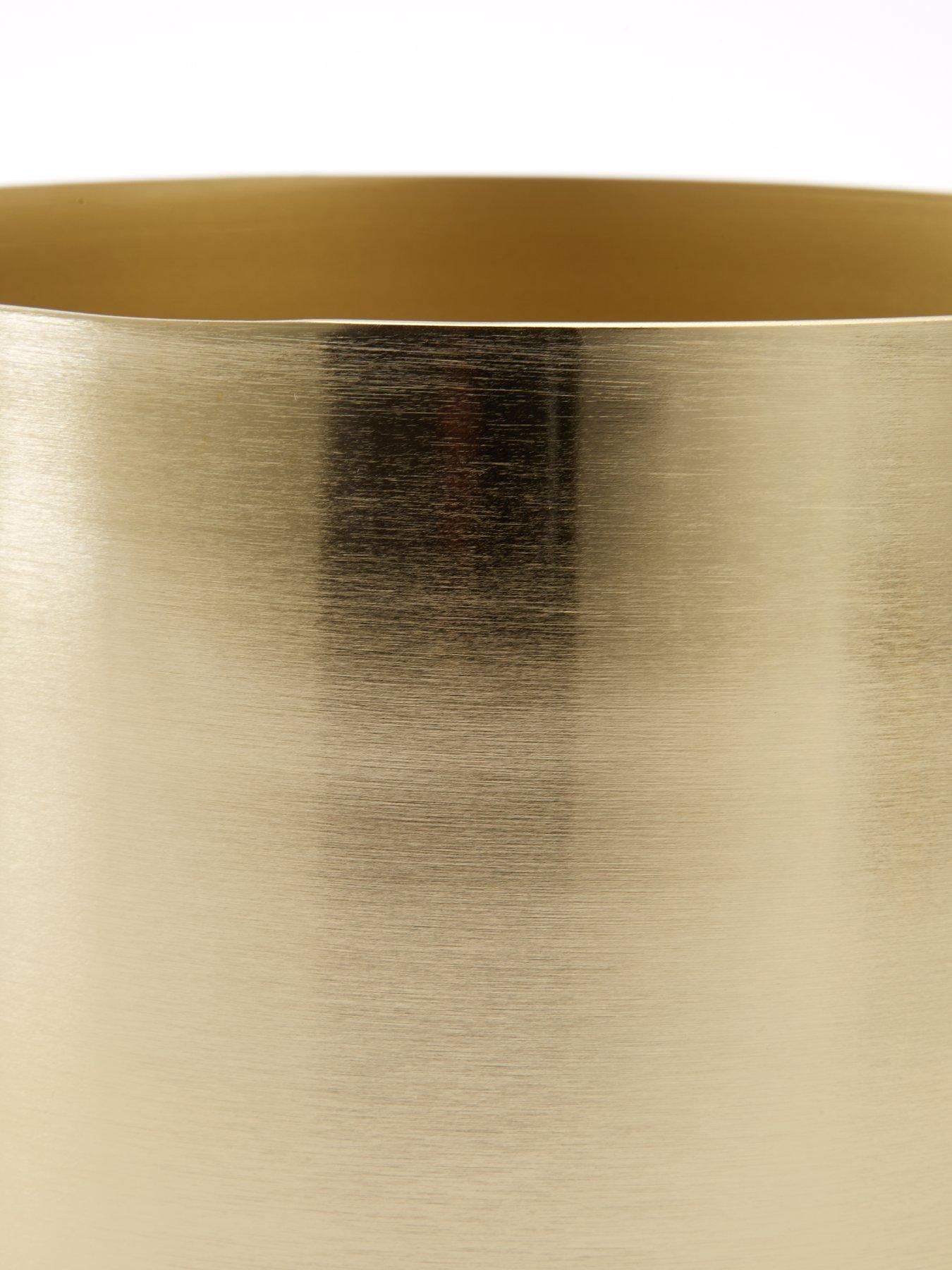 Image 4 of 4 of Michelle Keegan Home Gold Metal Planter