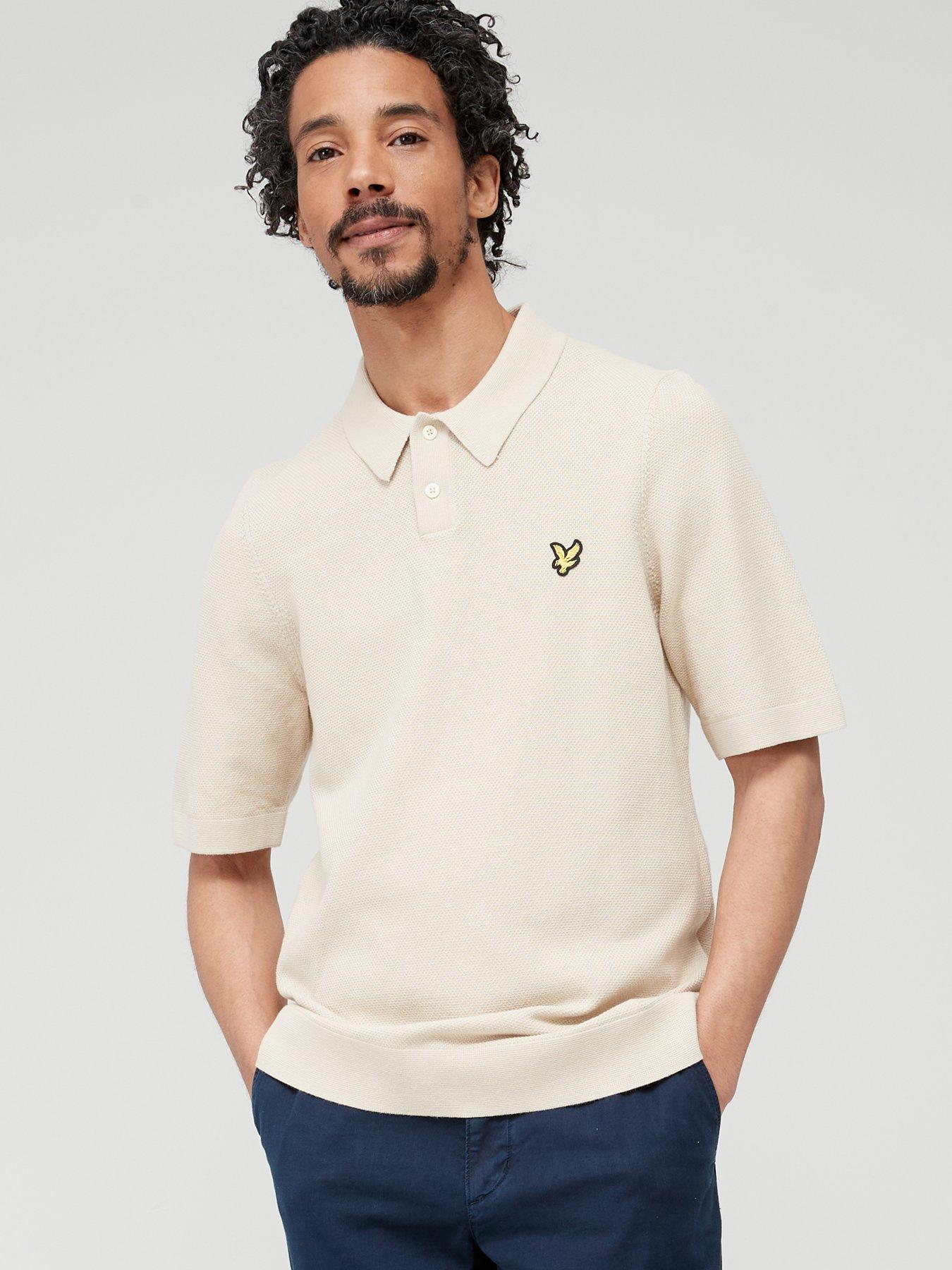 Beige on sale knitted polo