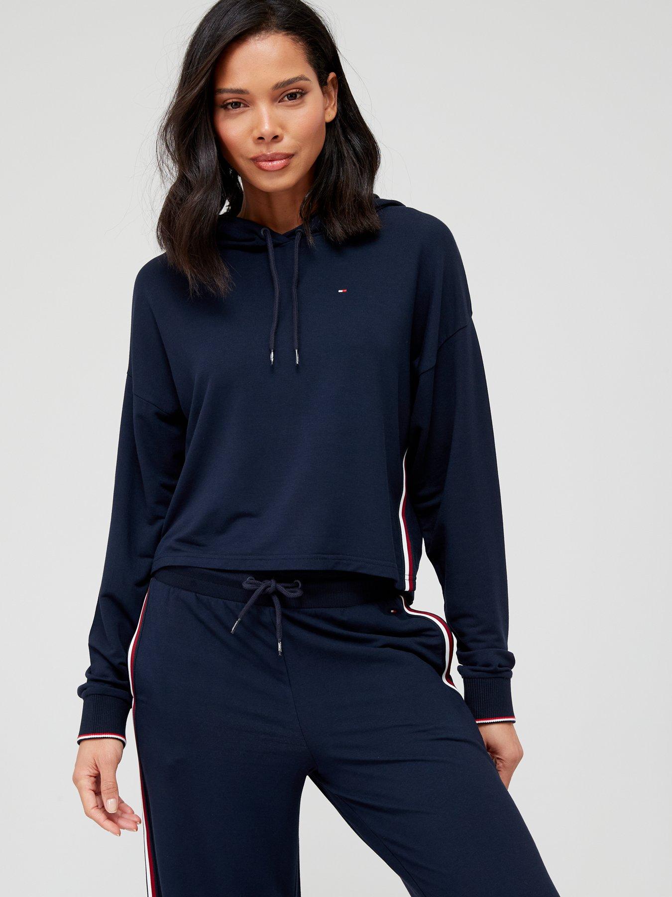 Tommy hilfiger store cropped sweatshirts