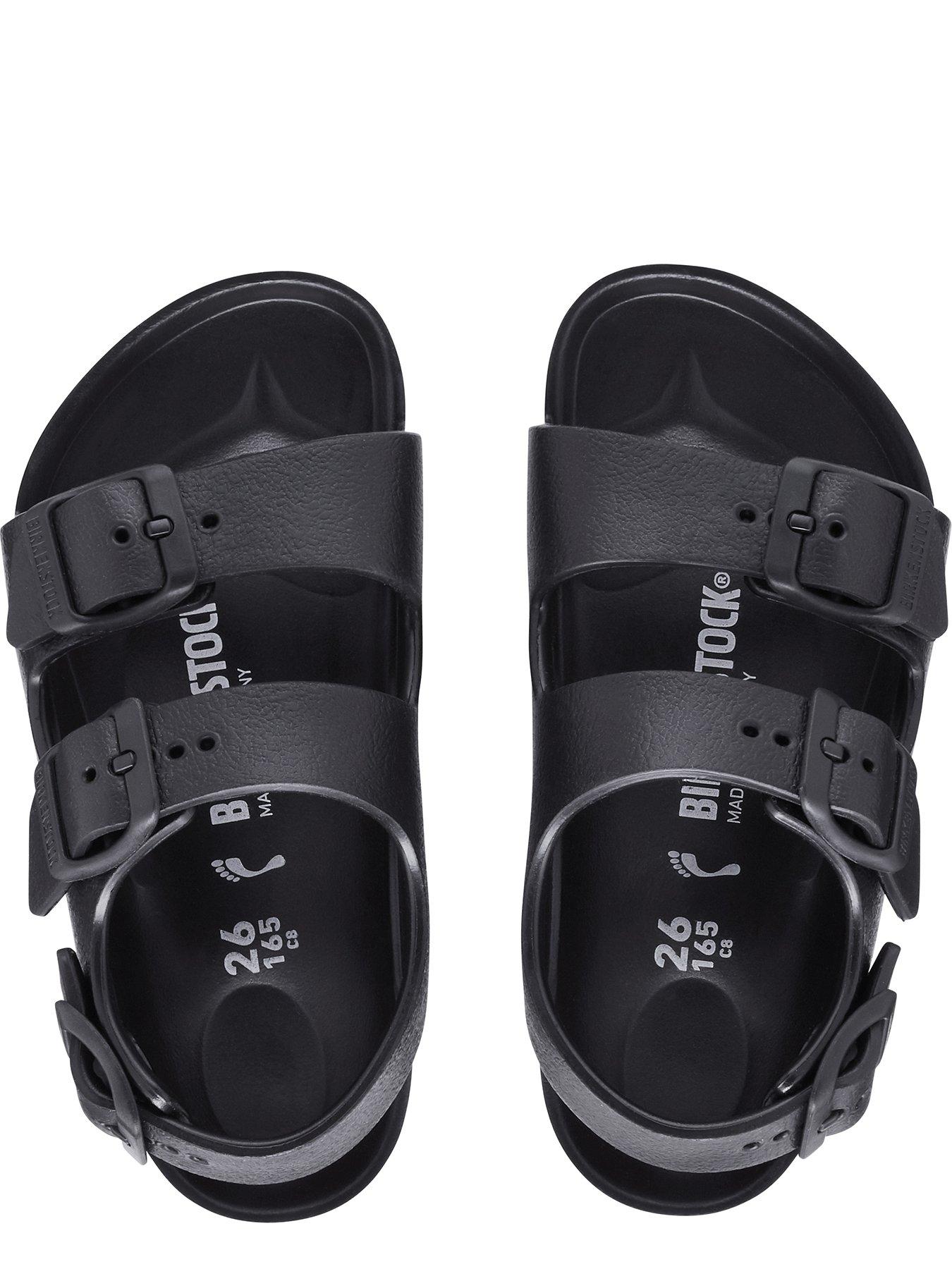 Birkenstock Milano Eva Kids Black Sandal | Very.co.uk