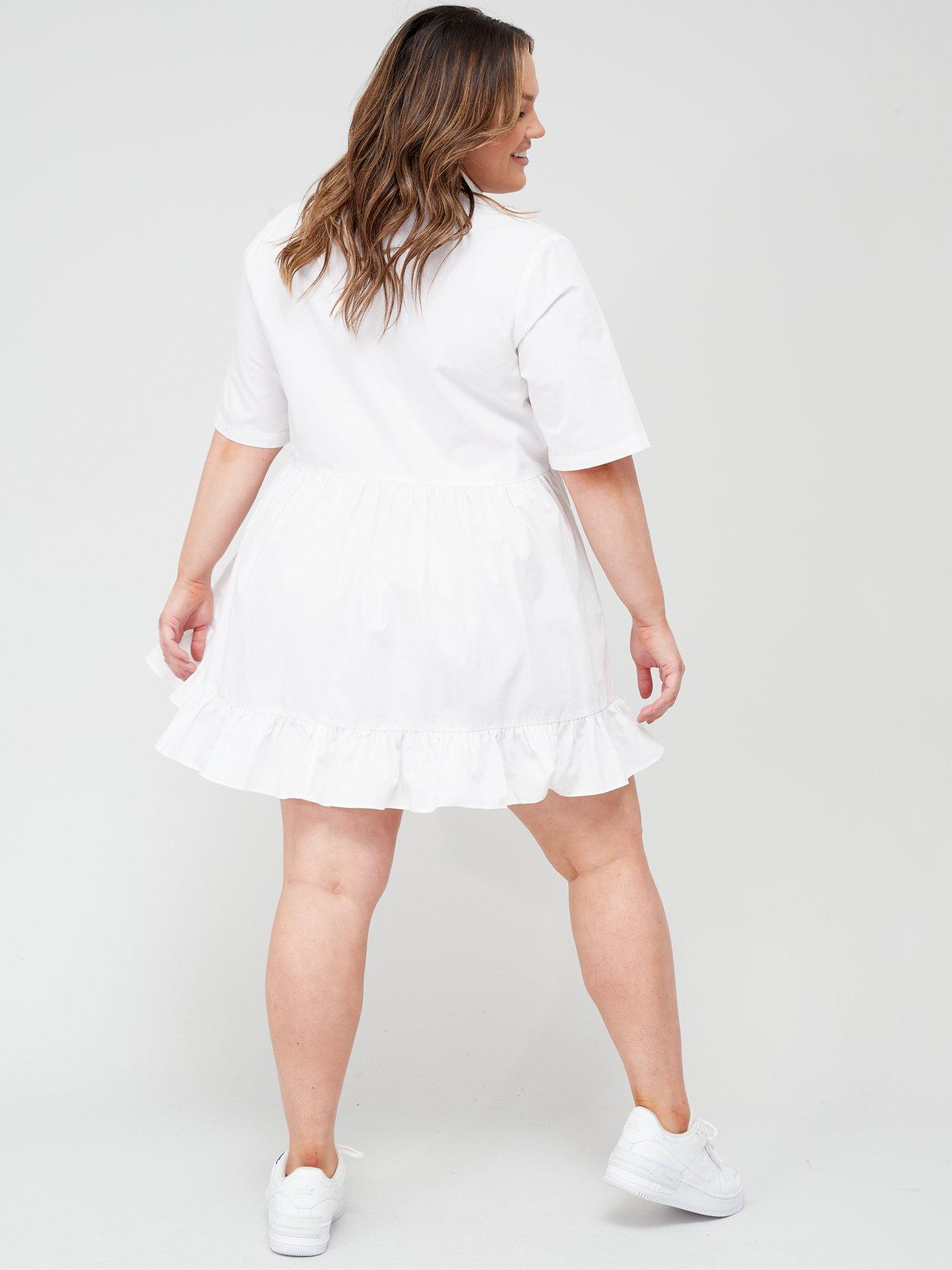 Plus size white jeans on sale uk